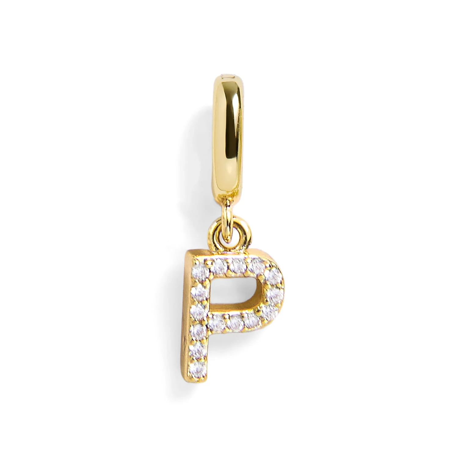 Pavé Letter Charm - Image 43