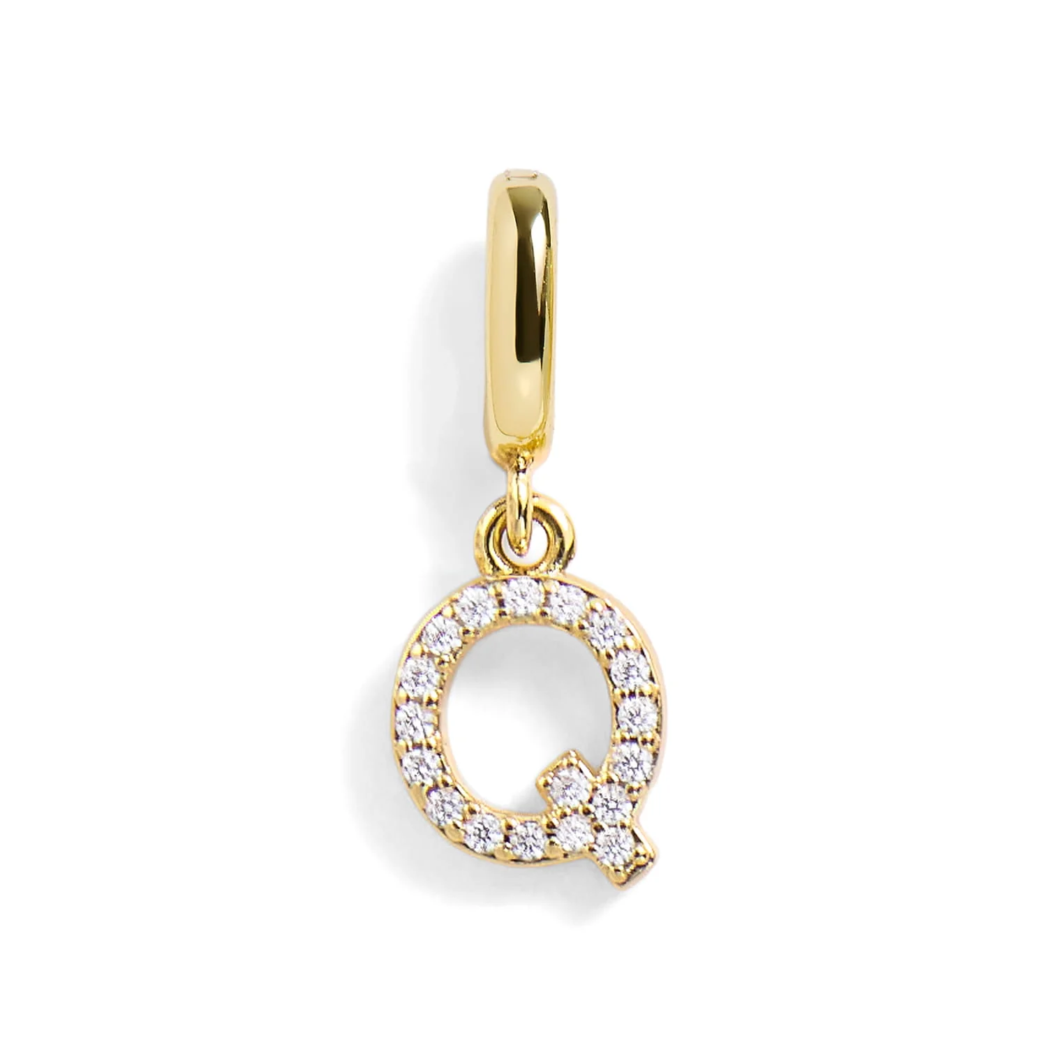 Pavé Letter Charm - Image 44