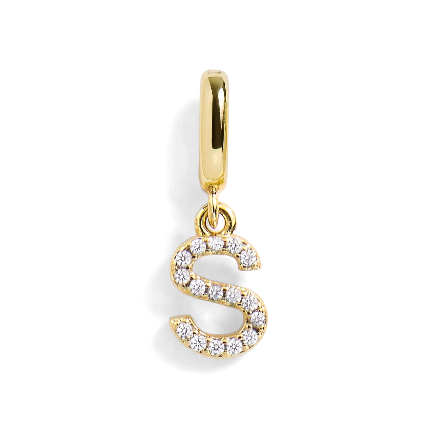 Pavé Letter Charm - Image 46