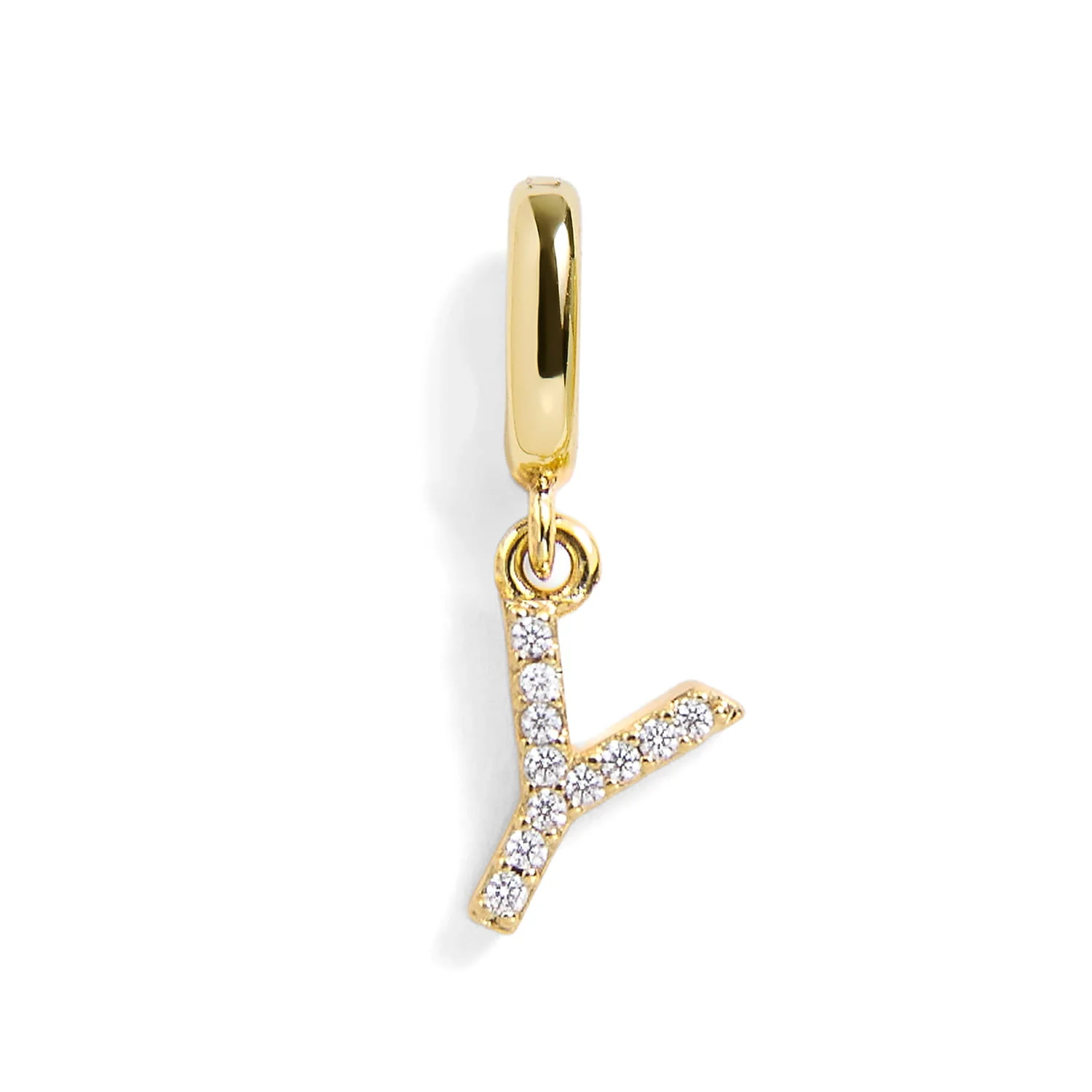 Pavé Letter Charm - Image 52