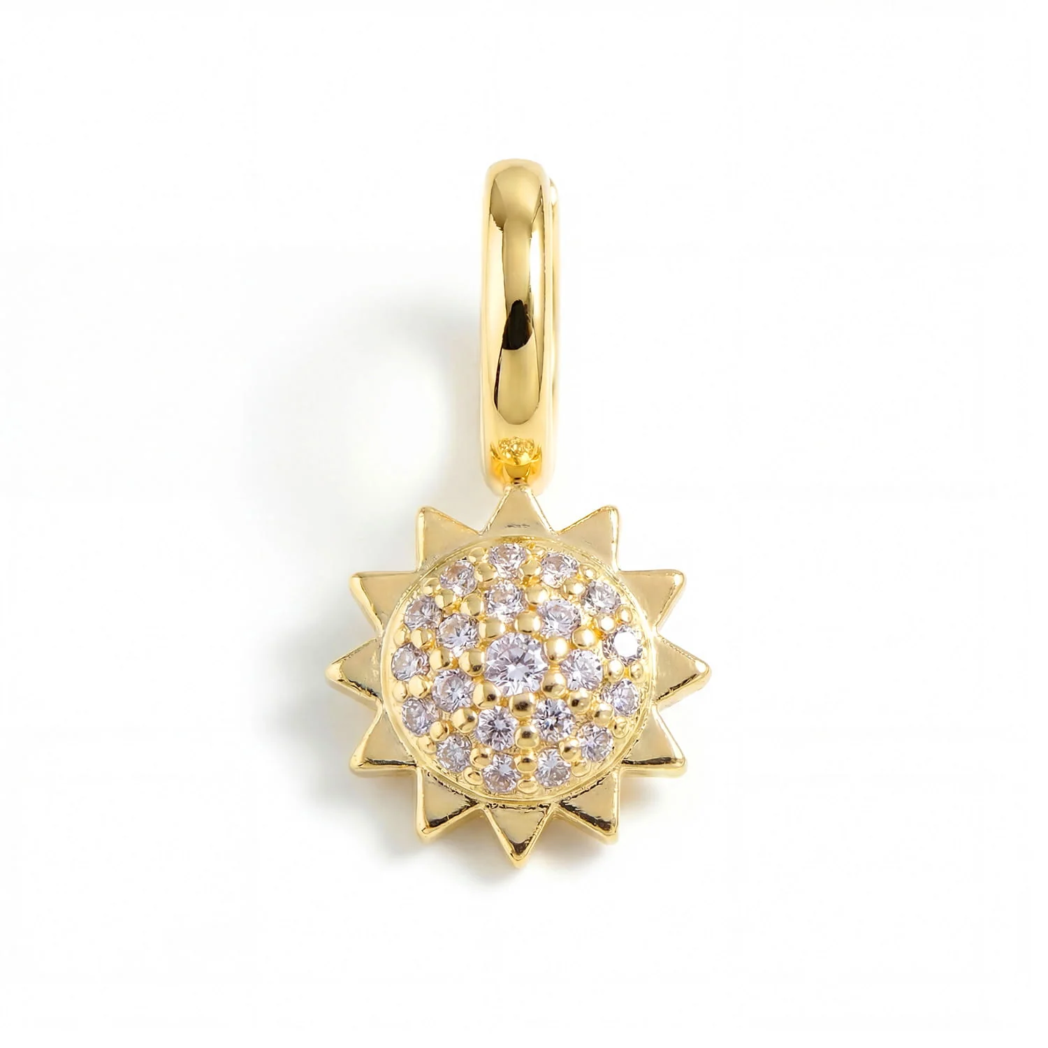 Pavé Sun Charm - Image 2