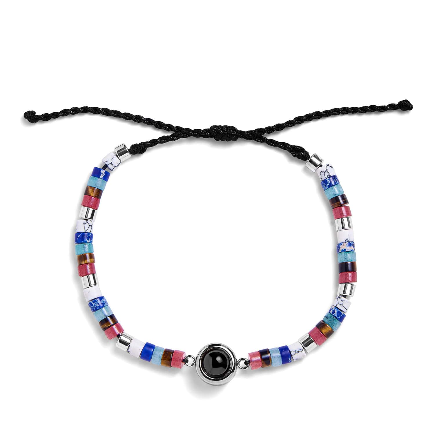 Personalized Beaded Photo Bracelet - Image 3