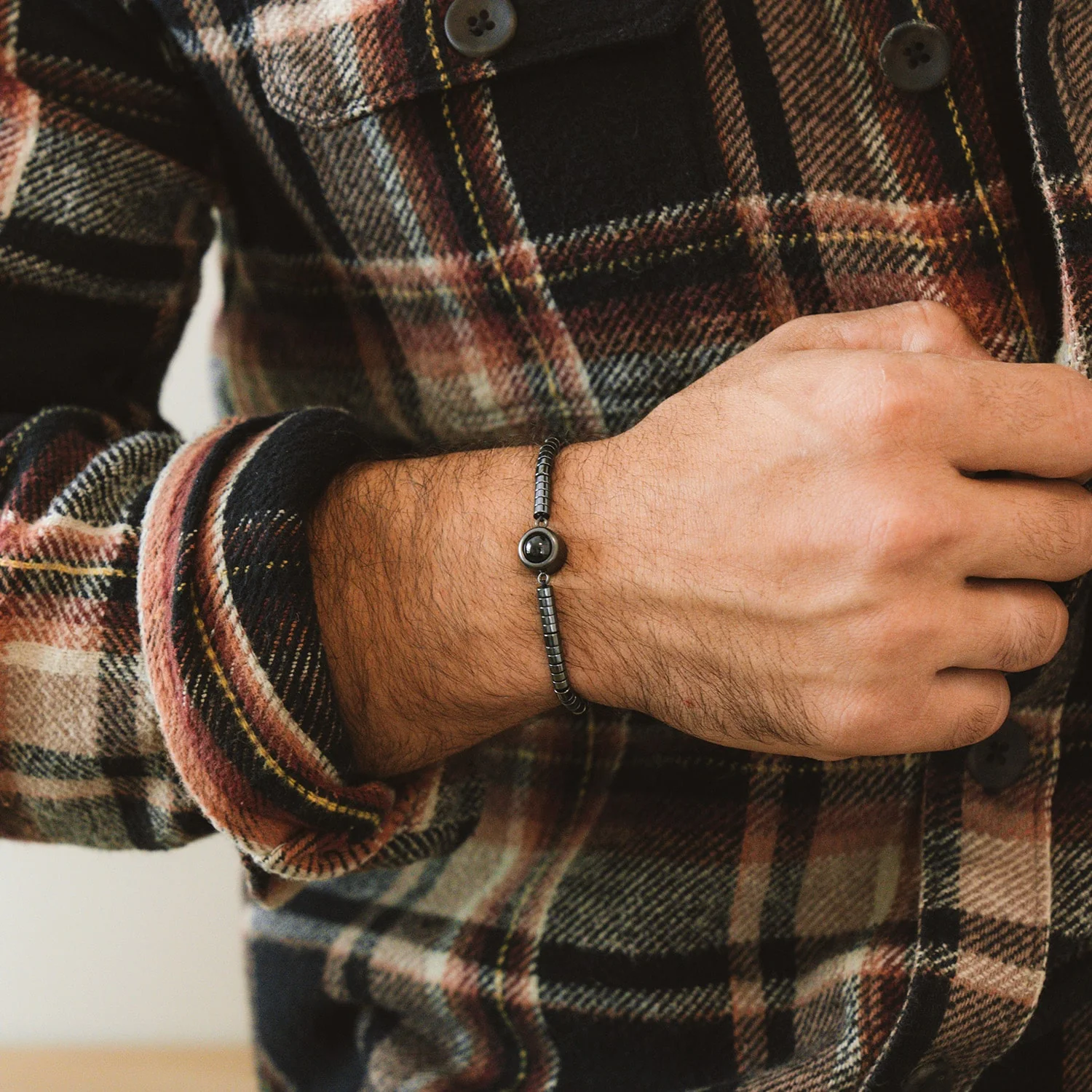 Personalized Beaded Photo Bracelet - Image 6