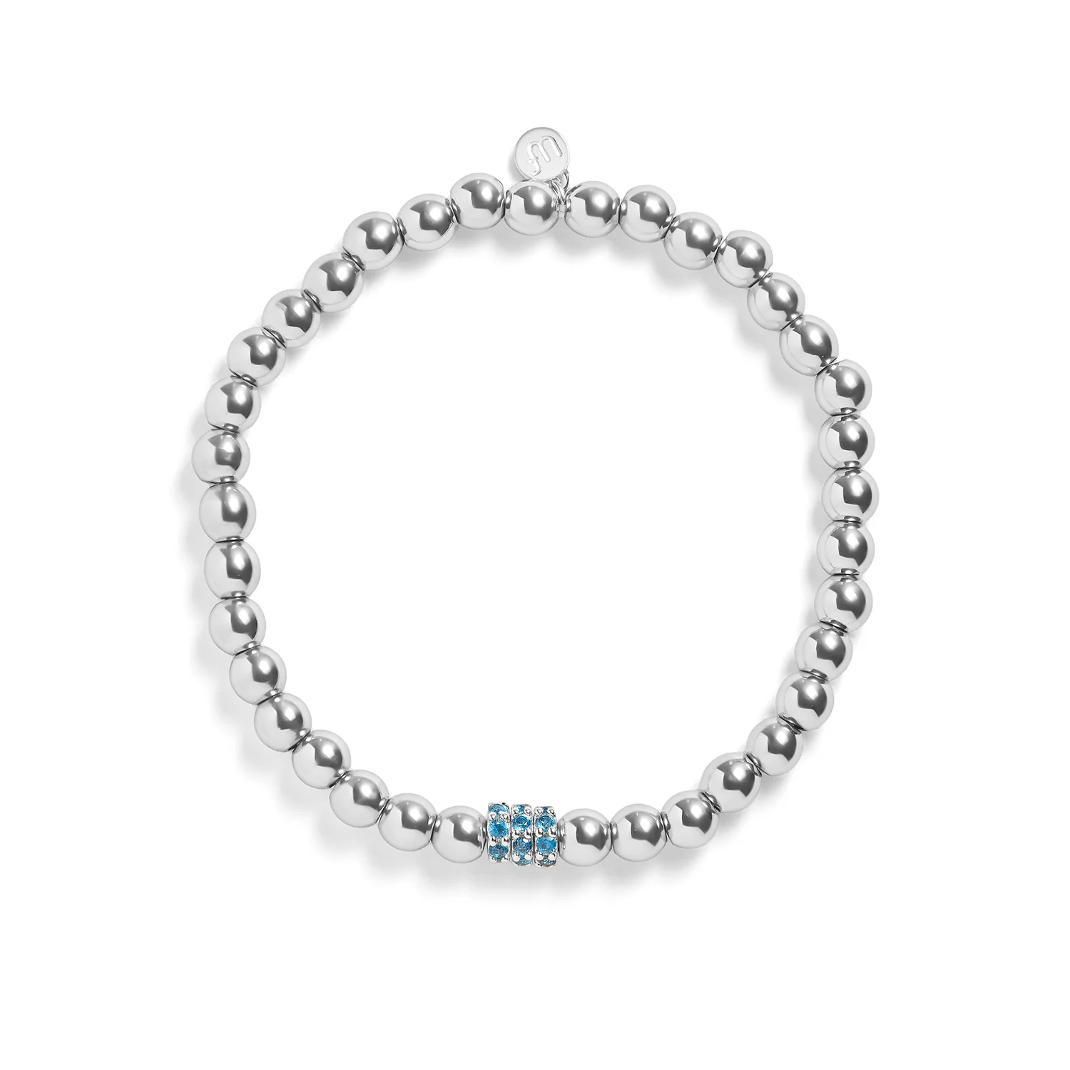 Personalized Birthstone Stretch Bracelet - Image 2