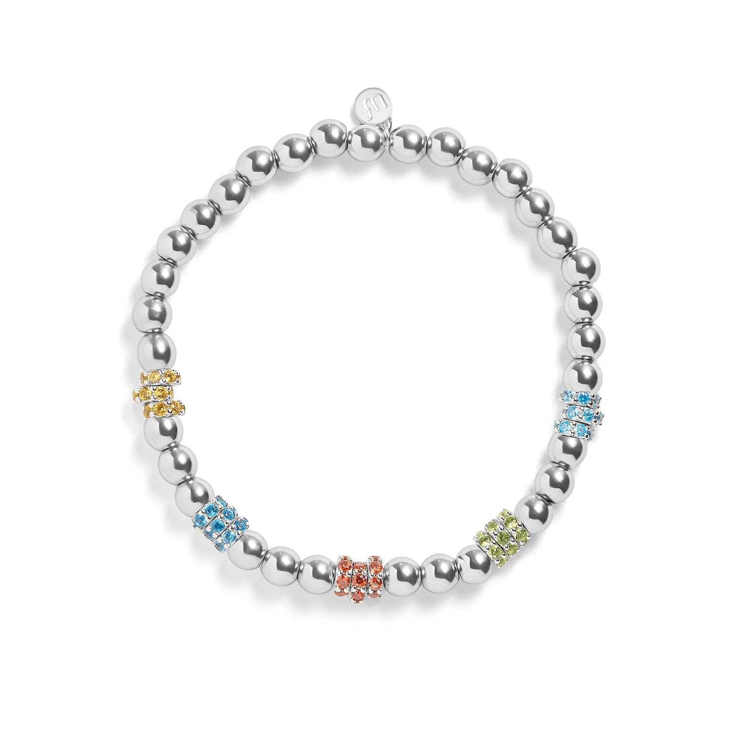 Personalized Birthstone Stretch Bracelet - Image 6
