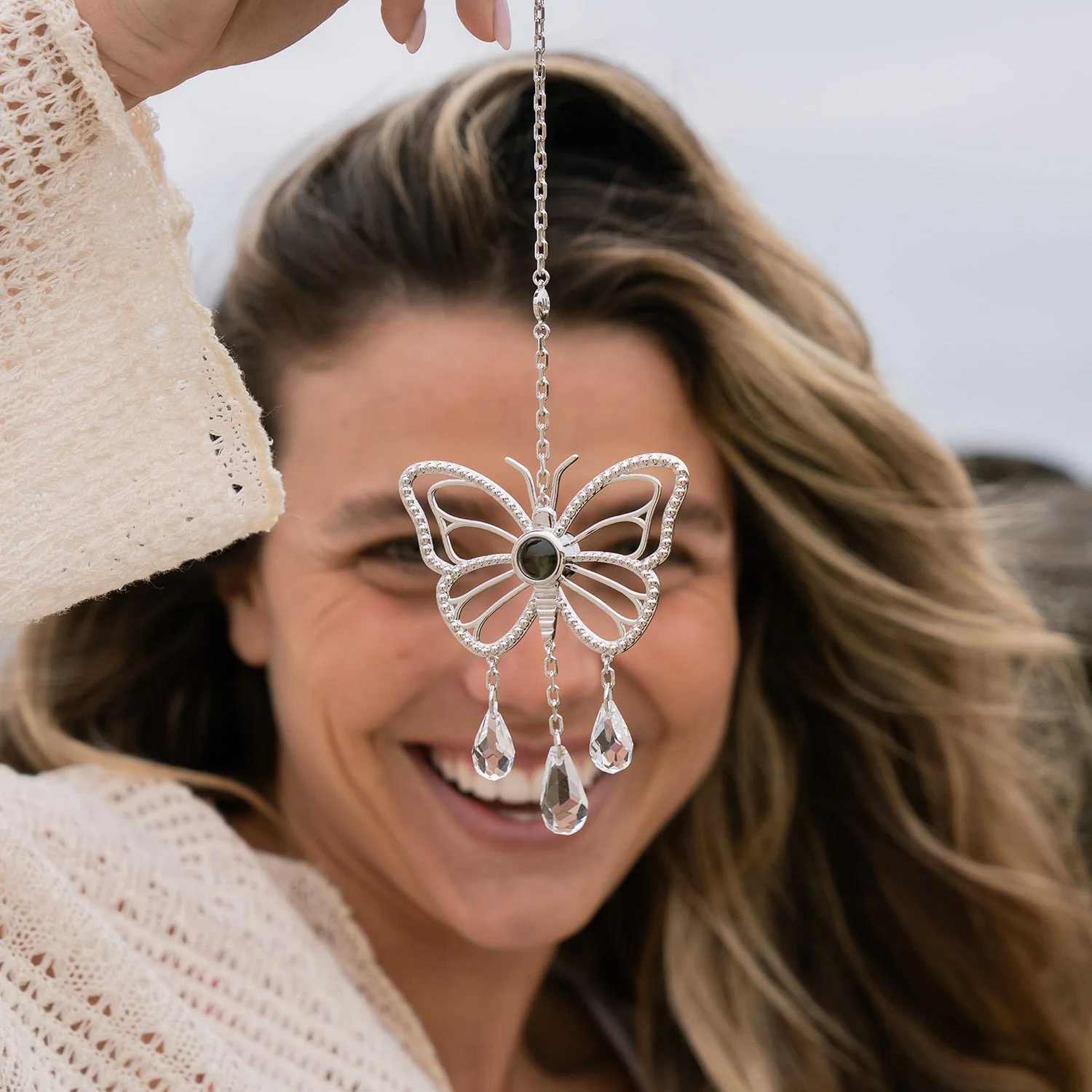 Personalized Butterfly Photo Sun Catcher - Image 3