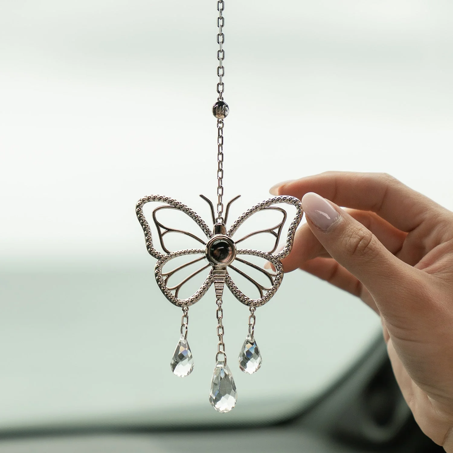 Personalized Butterfly Photo Sun Catcher - Image 4