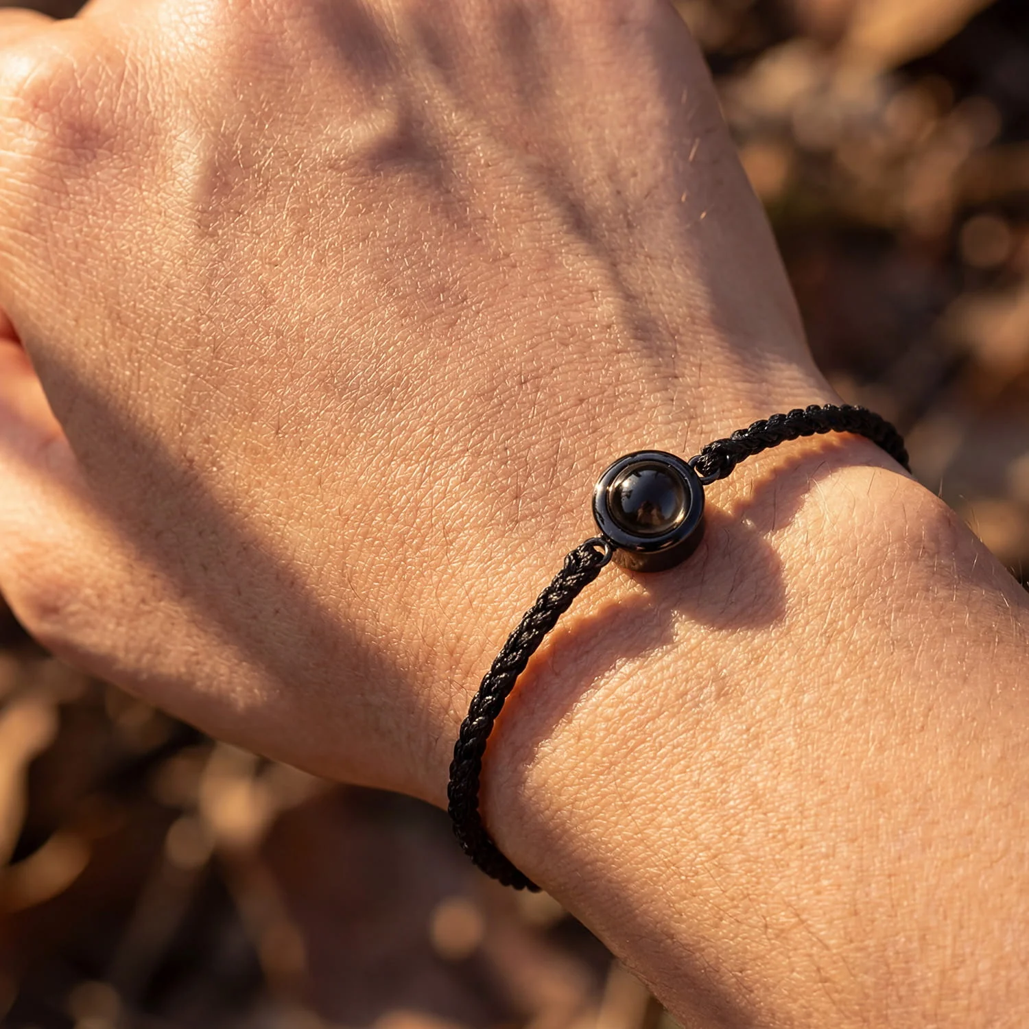 Personalized Circle Photo Bracelet - Image 30