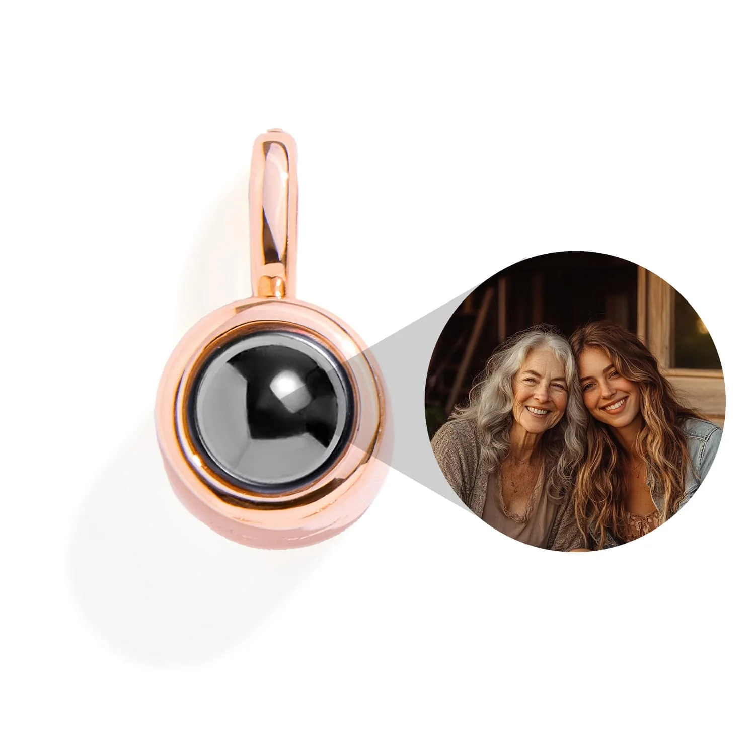 Personalized Circle Photo Charm - Image 3