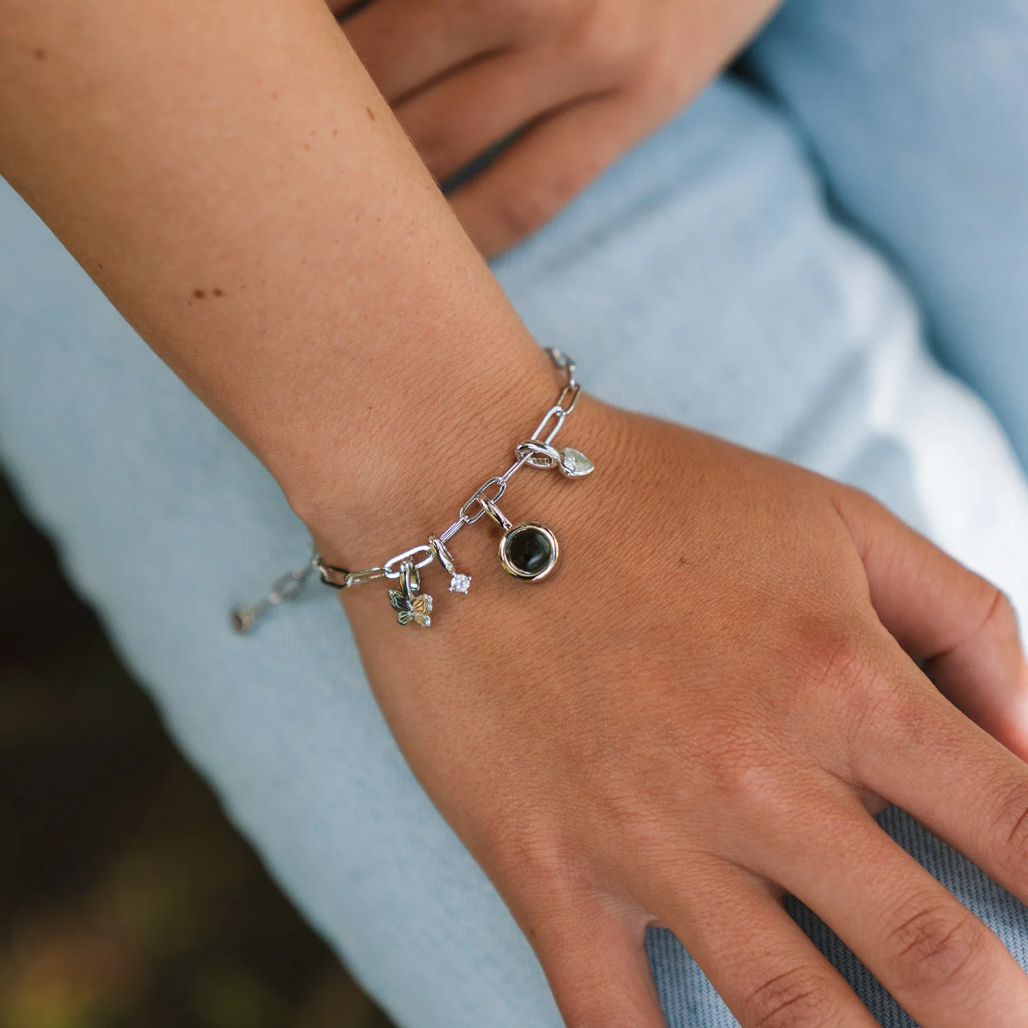 Personalized Circle Photo Charm - Image 5