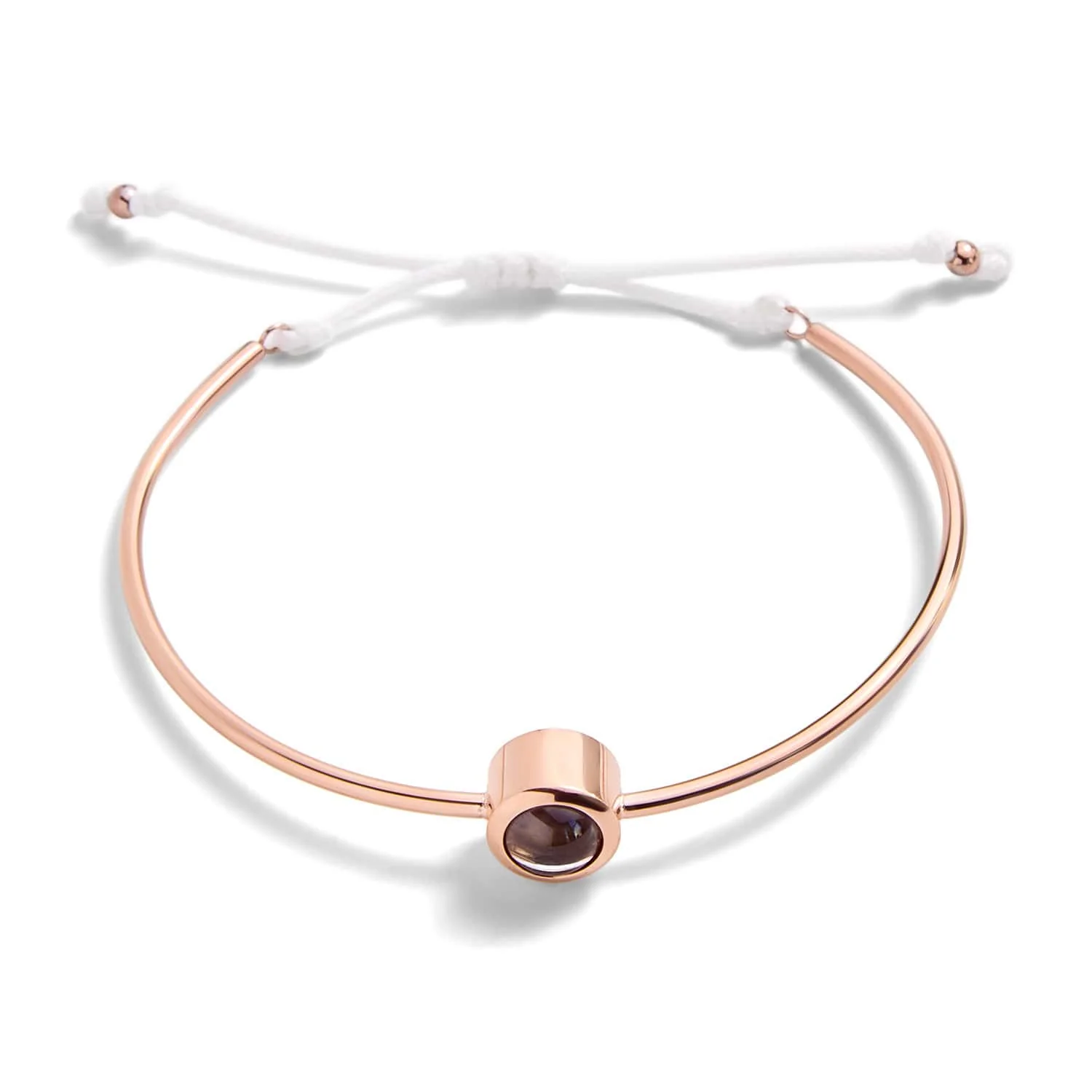 Personalized Circle Photo Cuff Bracelet - Image 3