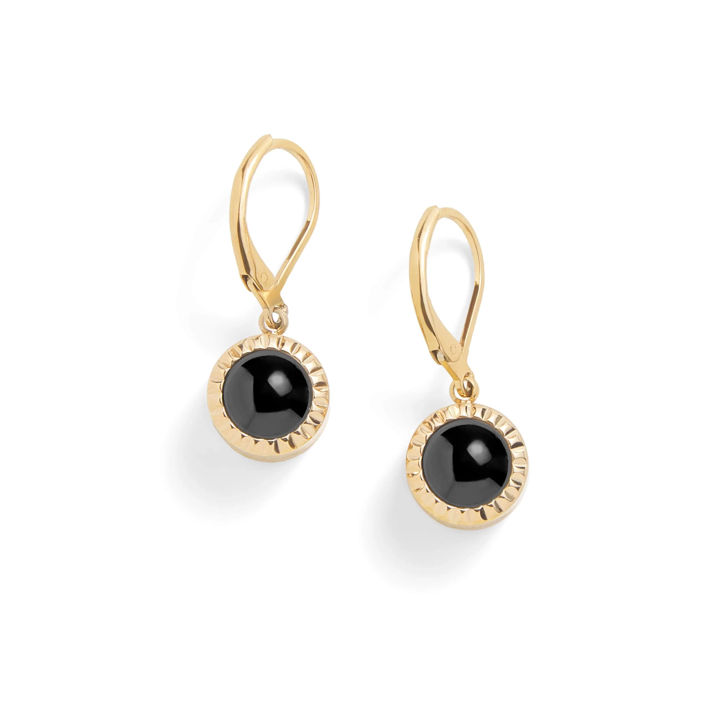 Personalized Circle Photo Earrings - Image 2