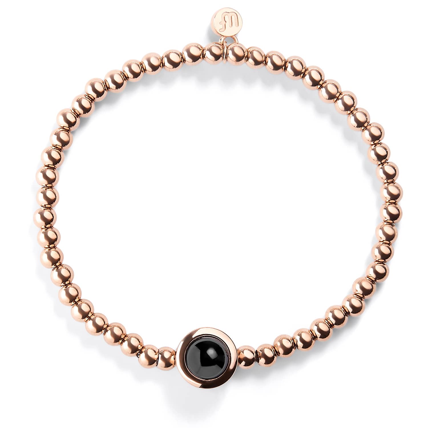 Personalized Circle Photo Stretch Bracelet - Image 4