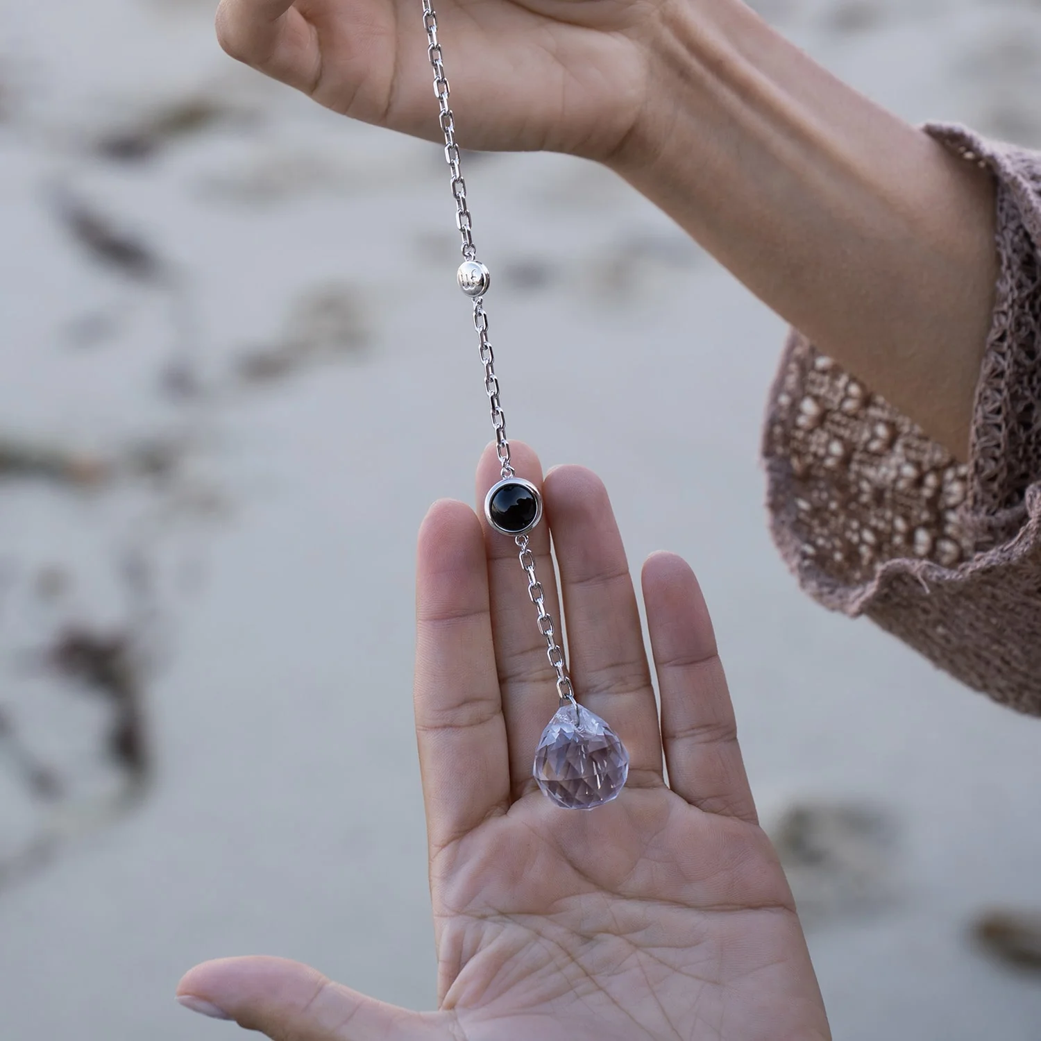 Personalized Circle Photo Sun Catcher - Image 4