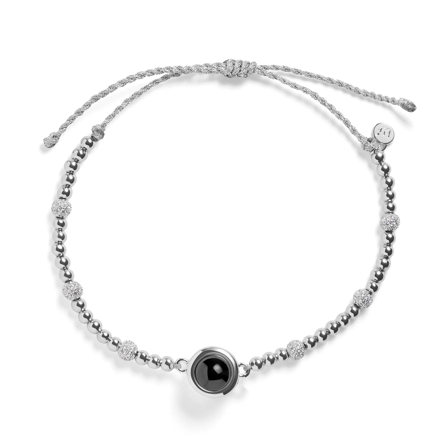 Personalized Fireball Metallic Photo Bracelet - Image 2