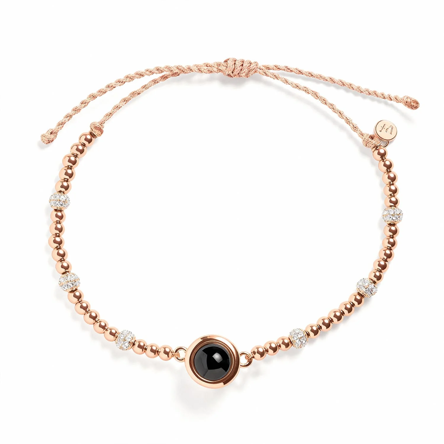 Personalized Fireball Metallic Photo Bracelet - Image 3