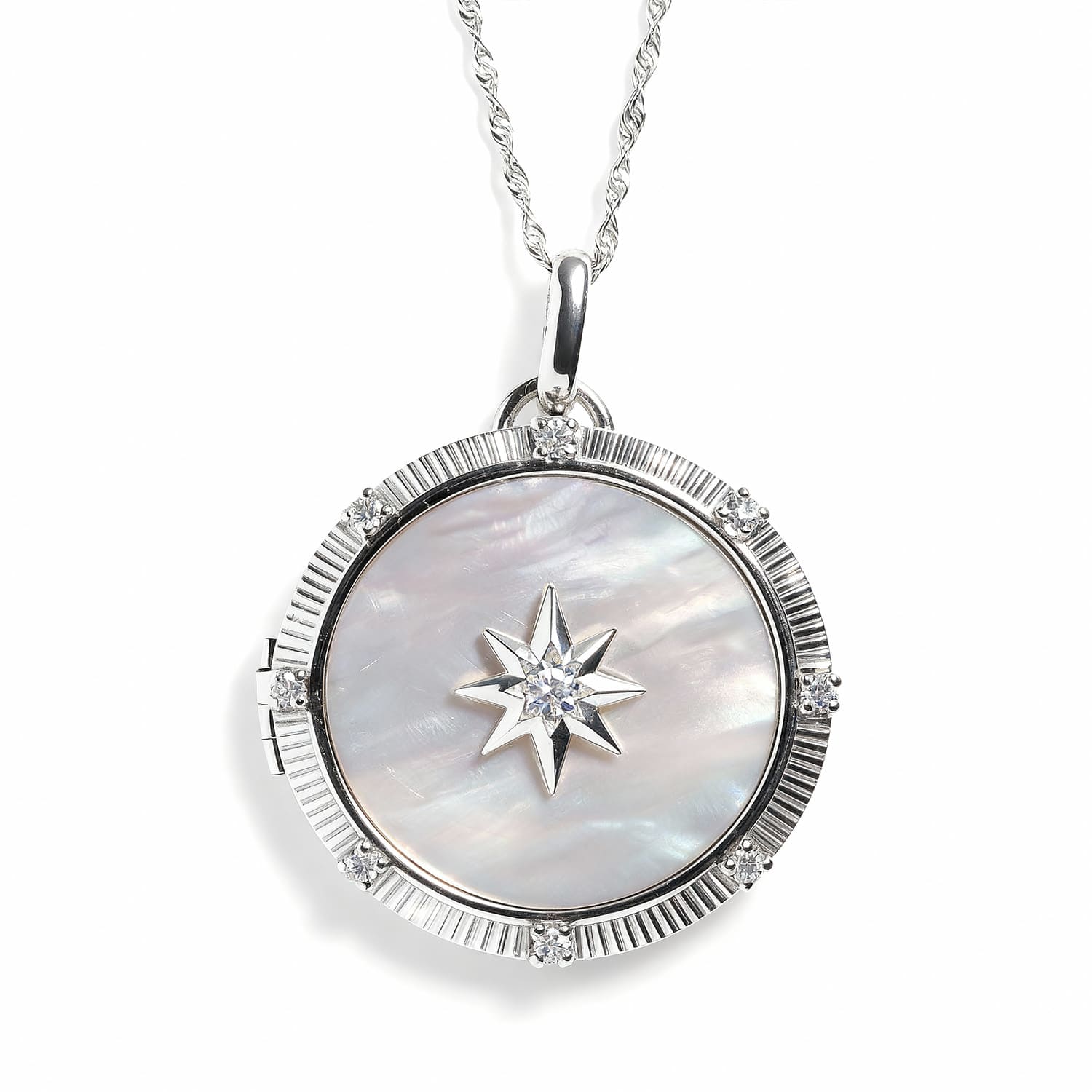 Personalized Guiding Light Locket Necklace - Image 3