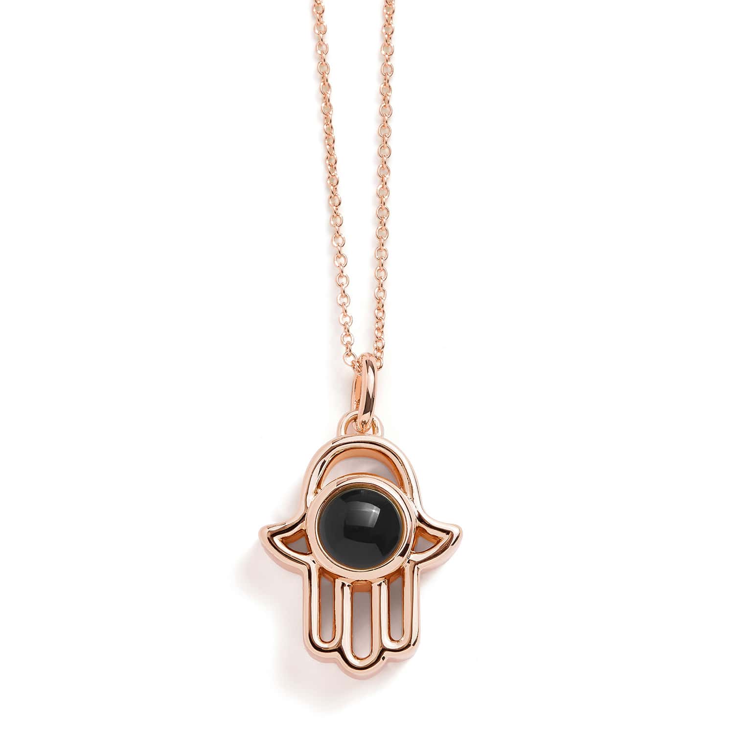 Personalized Hamsa Necklace - Image 3