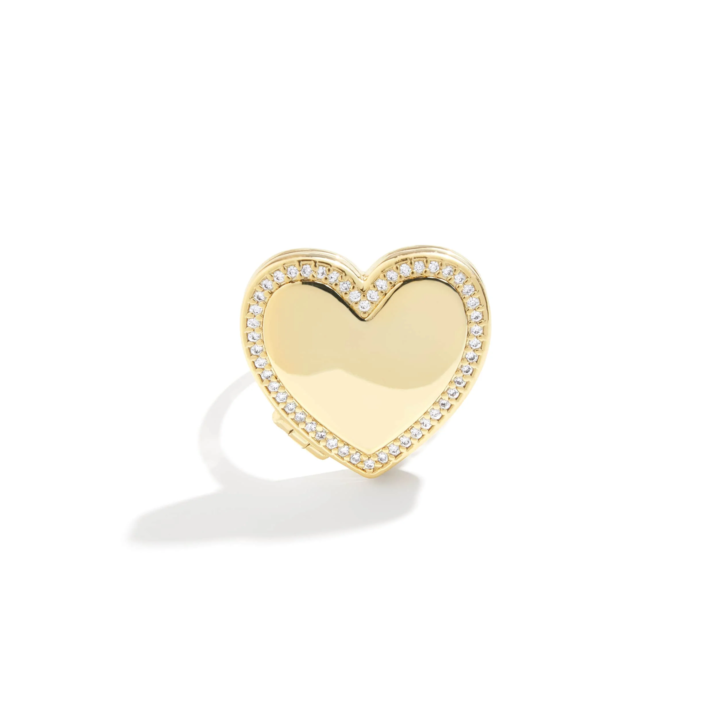 Personalized Heart Locket Ring - Image 3