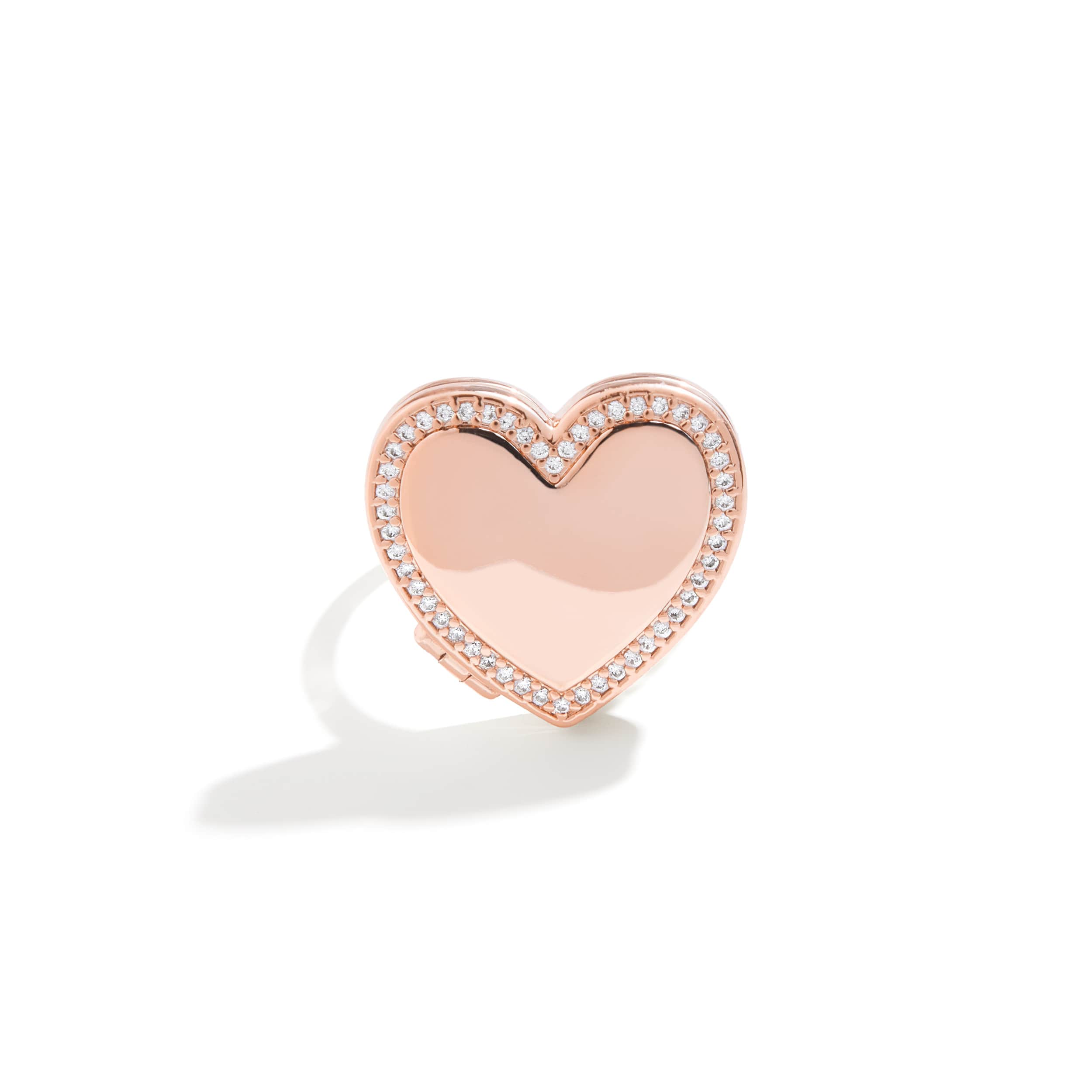 Personalized Heart Locket Ring - Image 4