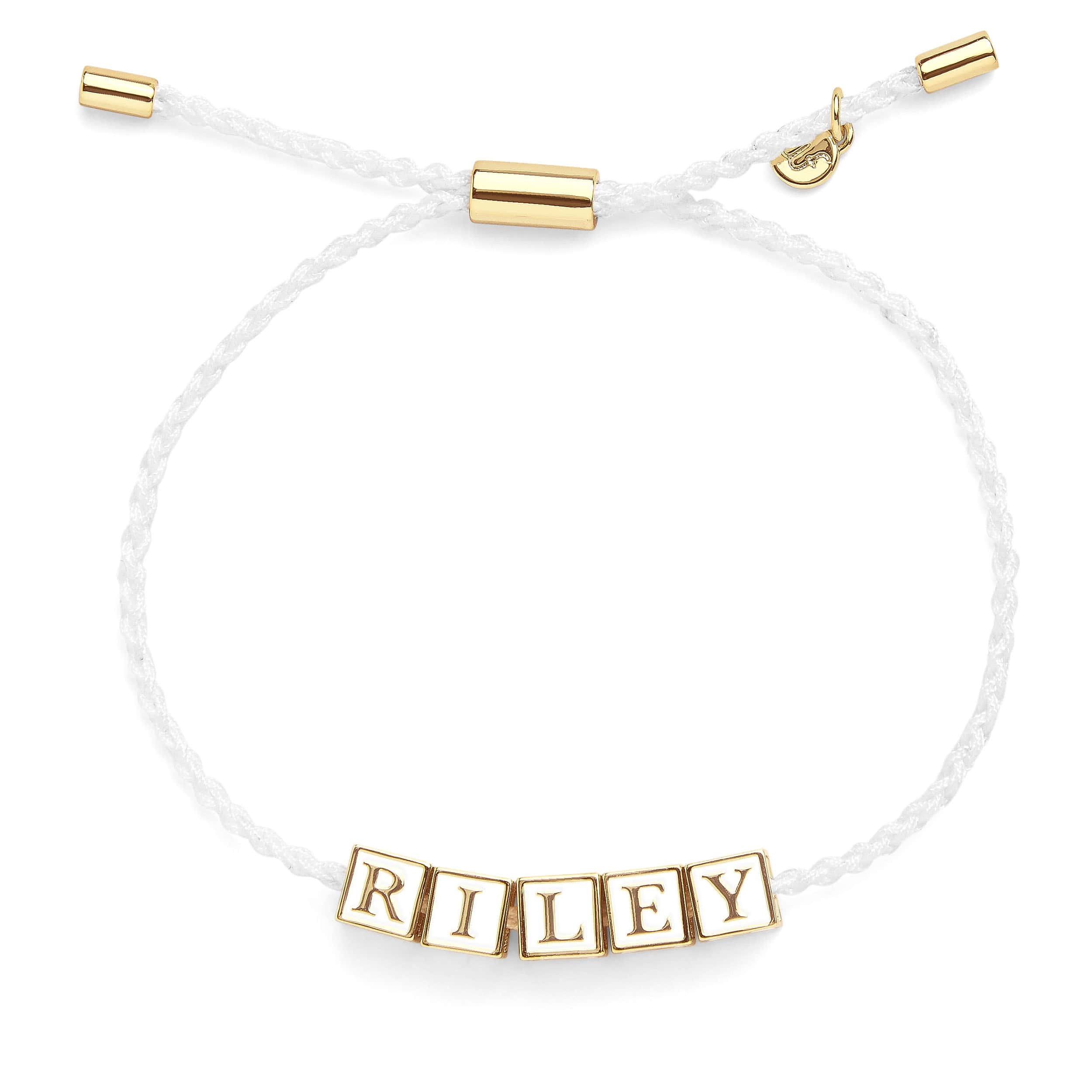 Personalized Letter Block Bracelet - Image 4