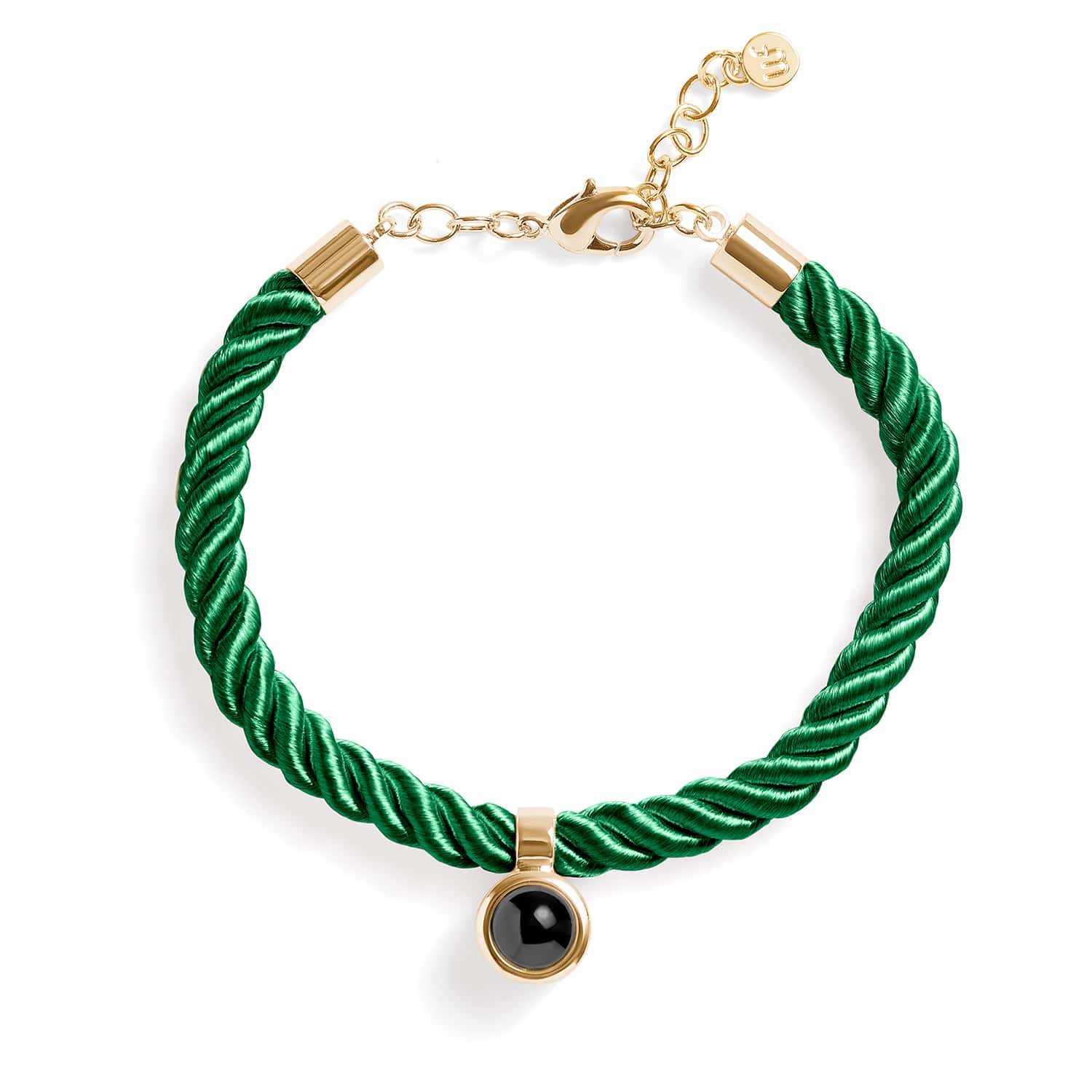 Personalized Rope Circle Photo Bracelet - Image 5