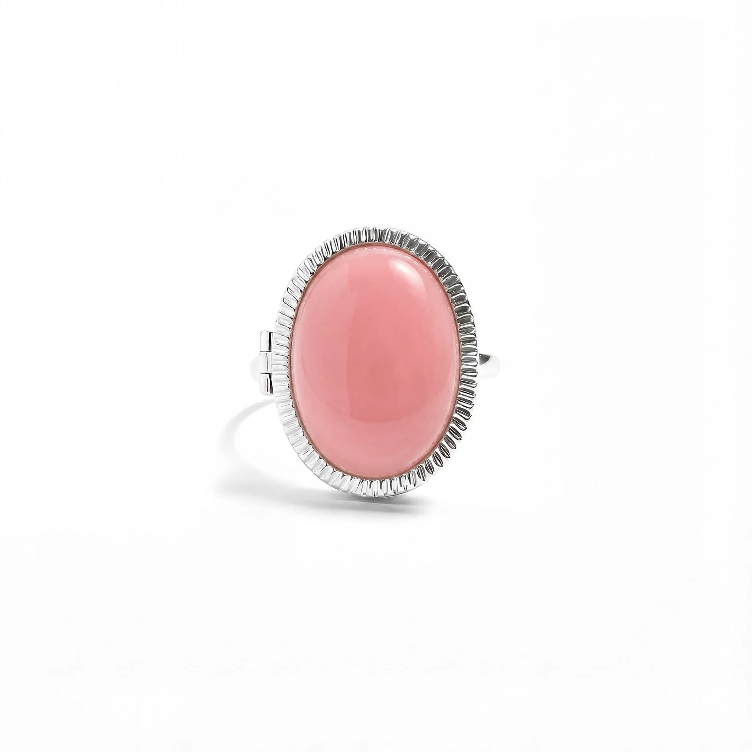Personalized Semiprecious Locket Ring - Image 3