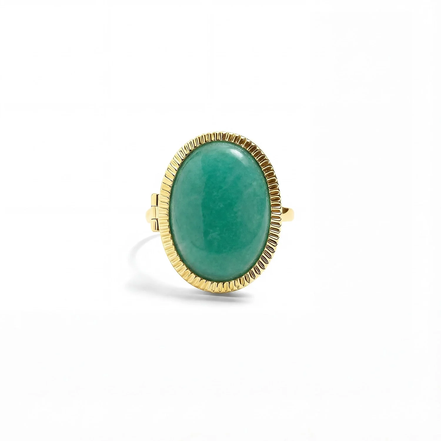 Personalized Semiprecious Locket Ring - Image 6