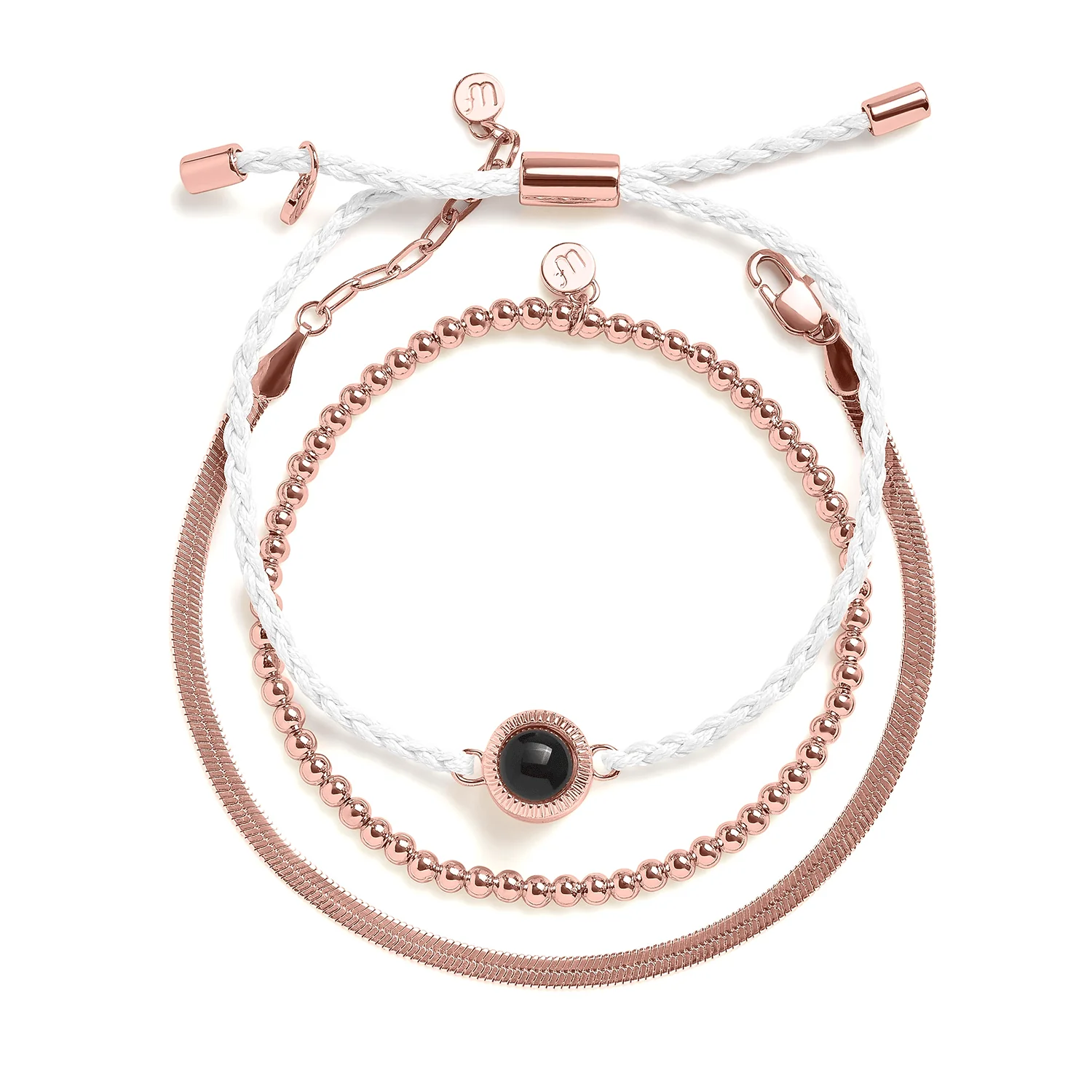Personalized Stack Photo Bracelet - Image 3