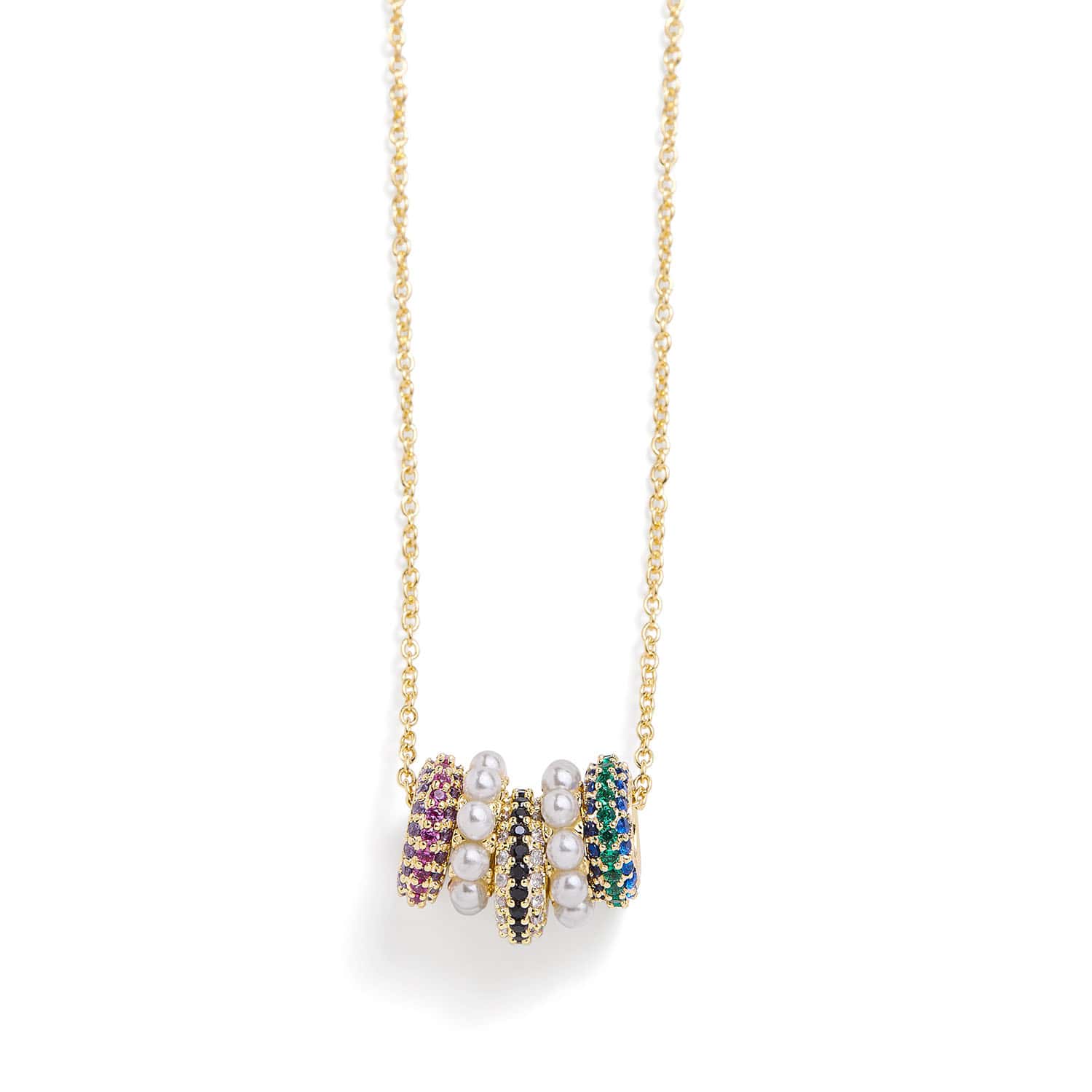 Rondelle Trio Necklace - Image 3