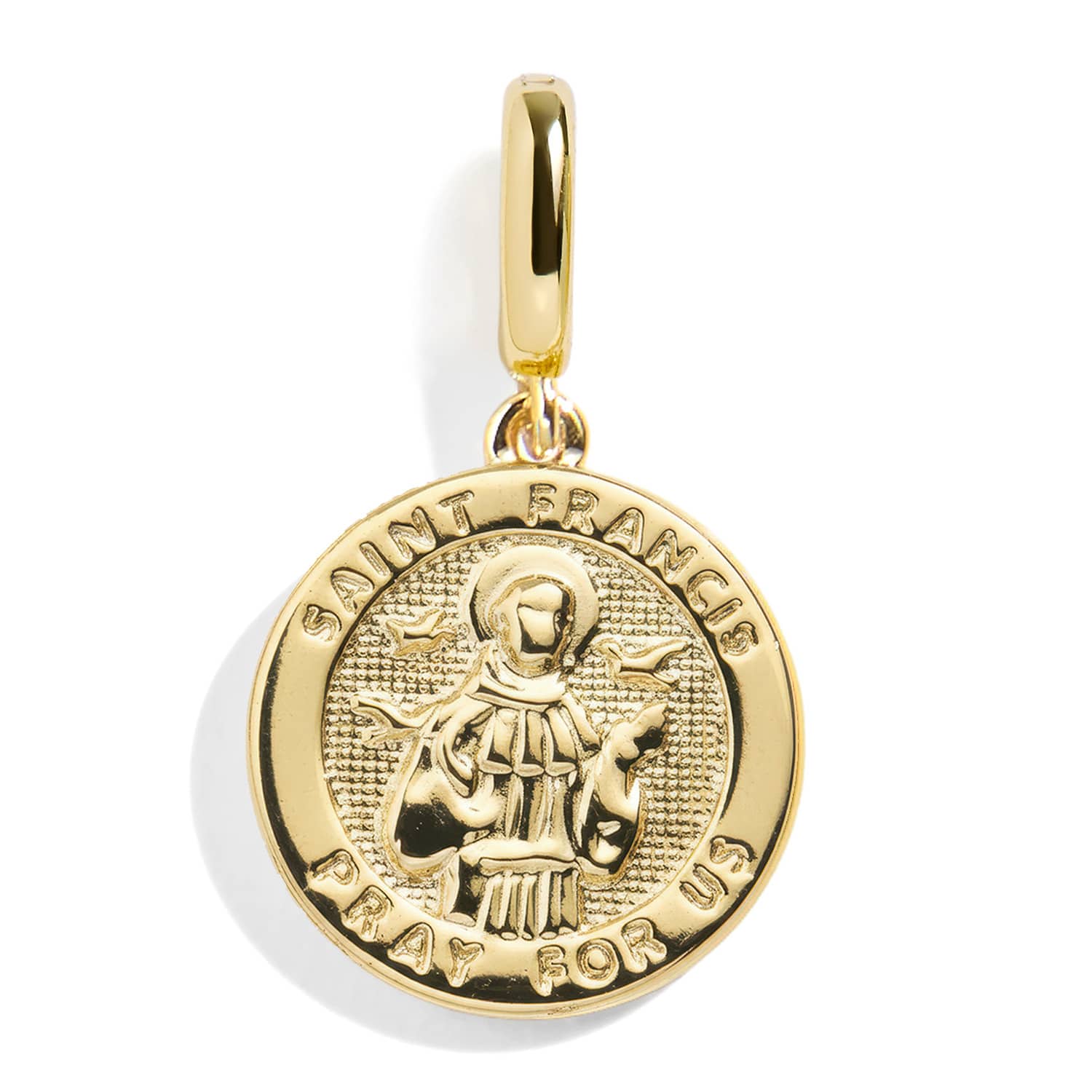 Saint Francis Medallion Charm - Image 2