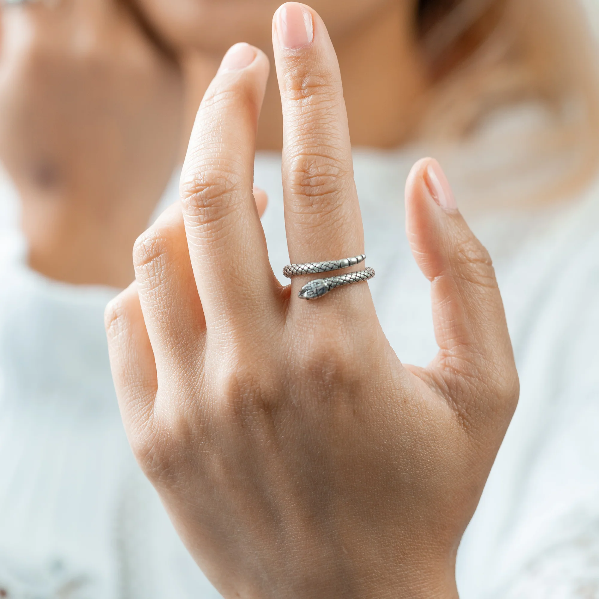 Snake Wrap Ring - Image 2
