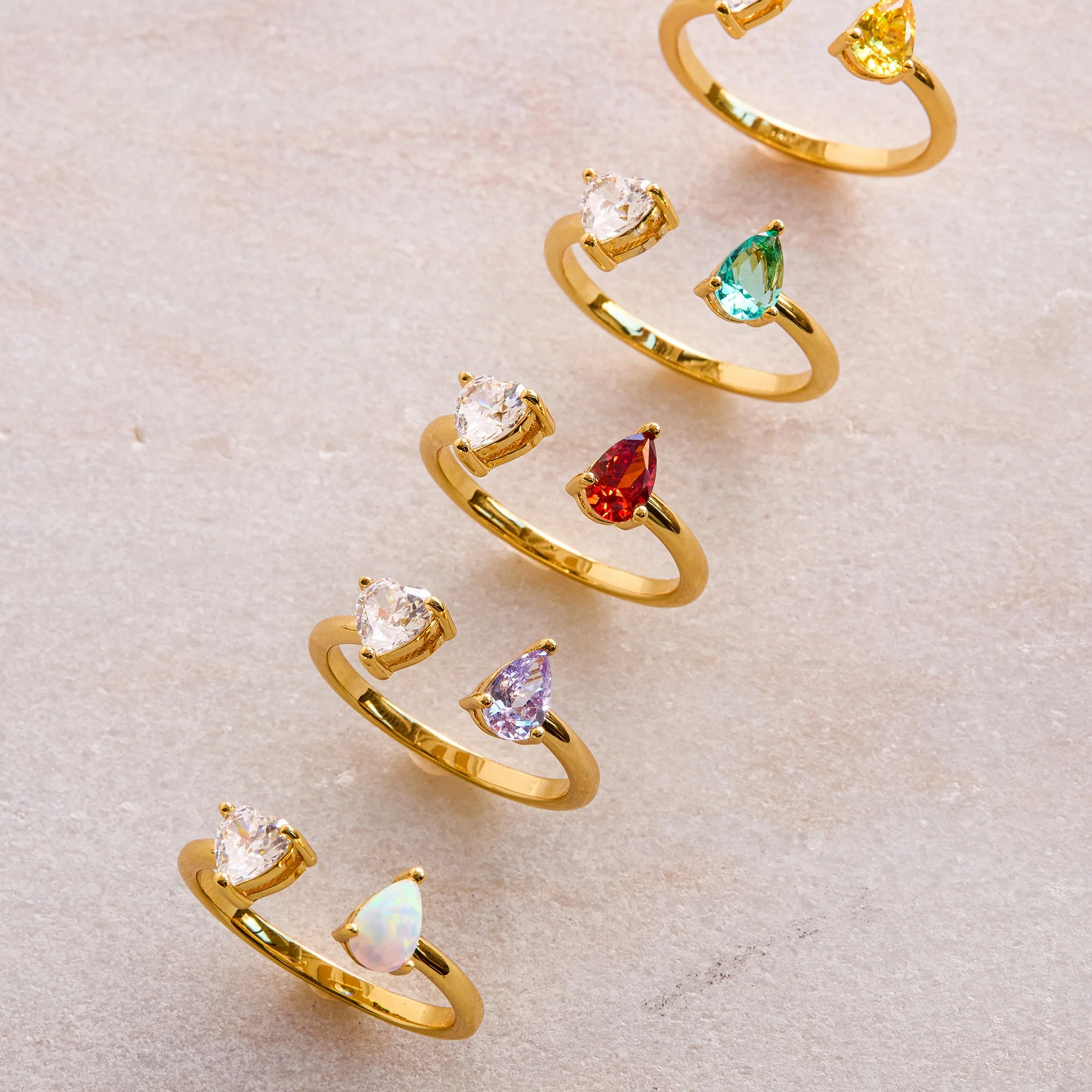 Toi Et Moi Heart Ring - Image 13