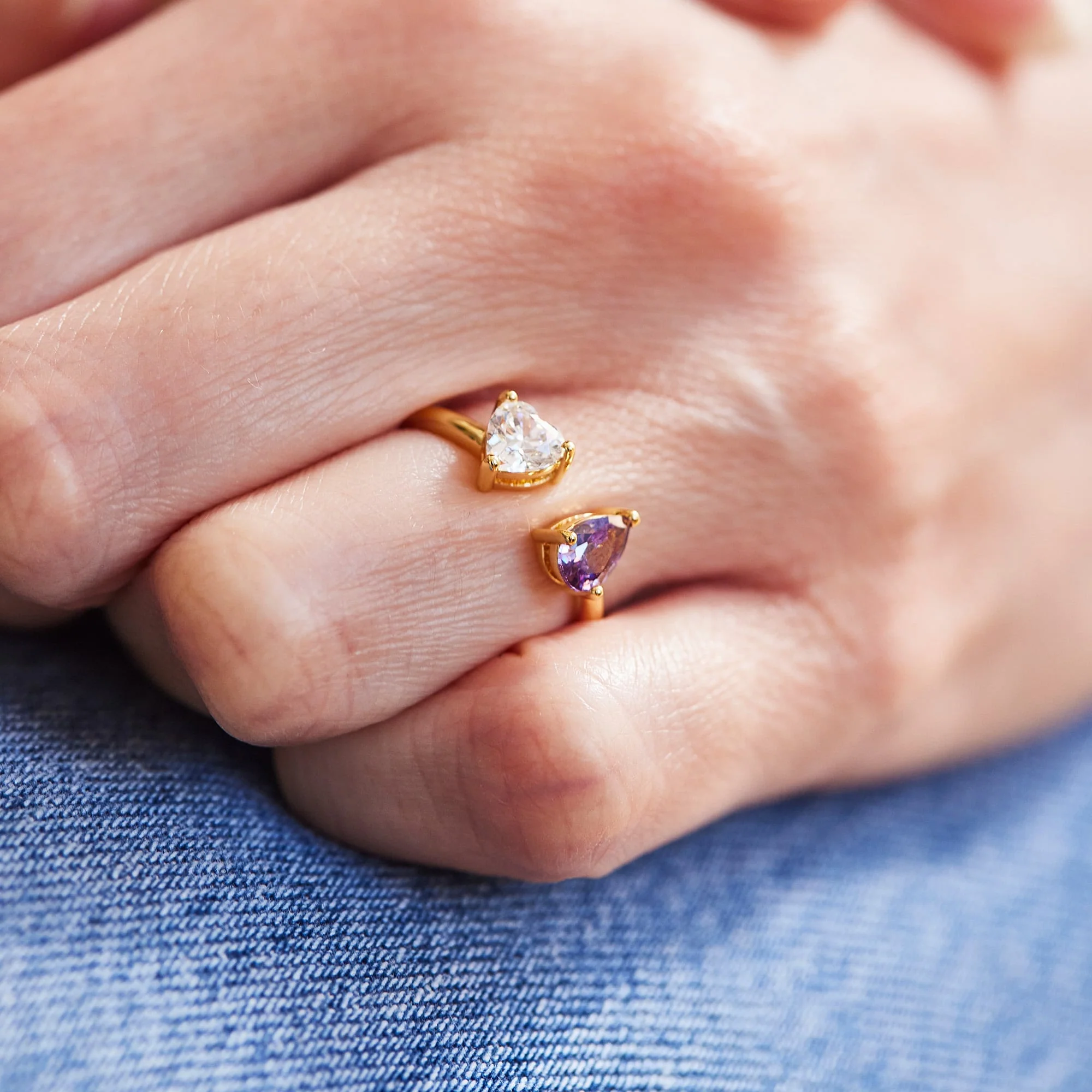 Toi Et Moi Heart Ring - Image 15